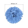 Unique Bargains Decorative Reusable Party Wedding Tissue Pom Poms Flowers 10 Pcs - 2 of 4