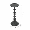 AZL1 Life Concept Candle Holders, Classic Spindle Design Iron Holder for Farmhouse Dining Table and Home Decor Centerpiece, Black, 4"*4"*11" - 2 of 4