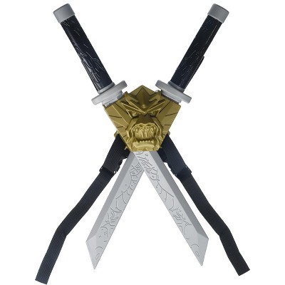 Kids Ninja Sword Plastic Toy Weapons Set Teenage Ranger Fancy Dress Accessory 