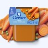Gerber Baby Food Stage 2 Carrot Sweet Potato Pea Puree Tub - 4oz/2ct - 2 of 4