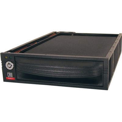 CRU DataPort 30 Removable Drive Enclosure - 1 x 3.5" - 1/3H Internal - Black