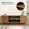 Jules Modern 72" TV Stand for TVs up to 78" with Hexagonal Cabinet Doors|ARTFUL LIVING DESIGN - 4 of 4