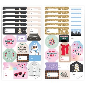 Big Dot of Happiness In My Christmas Era To and From Stickers, Assorted Gift Labels, Xmas Labels, To and From Christmas Gift Stickers, 12 Sheets, 120 - 1 of 4