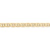 Black Bow Jewelry Men's 7mm, 14k Yellow Gold, Concave Anchor Chain Bracelet - 2 of 4