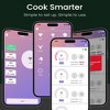 Wireless Bluetooth WiFi Meat Thermometer with Dual Sensors, App Control & Bamboo Charging Block, Tracks up to 572°F for Grilling, Roasting & Smoking - 4 of 4
