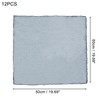 Unique Bargains Washable Polyester Place Mats Blue 12 Pcs - 4 of 4