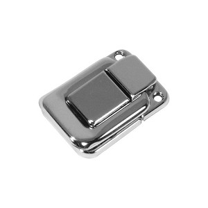 Ferree's Tools Drawbolt Flush Latch Set Drawbolt Latch Only, Nickel Finish - 1 of 2