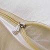 DEERLUX 16" Handwoven Cotton Throw Pillow Cover with Ribbed Line Dots and Wave Border - 4 of 4