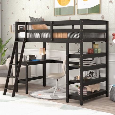 Target bunk beds clearance with desk