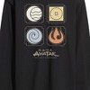 Men's - Avatar: The Last Airbender - Nations Symbols Long Sleeve Graphic T-Shirt - 2 of 4