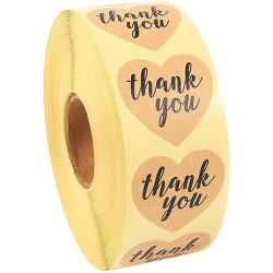 Juvale 1 Roll Of 500 Floral Thank You Stickers Round Sealing Labels Stickers 1 5 Target