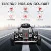 Go Kart for Kids, 24V Drift Kart with 2X200W Strong Motor, 7AH Big Battery, Electric Pedals, Electric Go Kart Outdoor Race Toy - 2 of 4