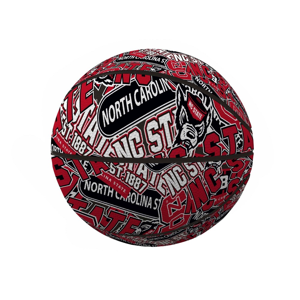 NCAA NC State Wolfpack Abstract Mini-Size Rubber Basketball