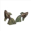 Design Toscano Asian Dancing Betta Fish Spitting Cast Bronze Pond Statue Set - 2 of 4