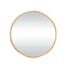 Glam Metal Wall Mirror Gold - CosmoLiving by Cosmopolitan: Luxury & Glam Style, No Assembly Required - 2 of 4