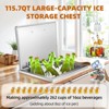 Garvee Drop In Ice Chest, Drop In Cooler, Stainless Steel Ice Chest with Hinged Cover, Wine Coller for Home and Commercial - 2 of 4