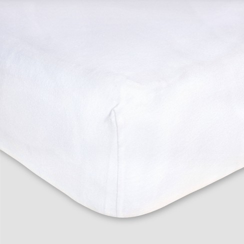 Burt's Bees Baby® Organic Jersey Fitted Crib Sheet - Cloud : Target