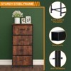 SKRAN Dresser For Bedroom With 4 Storage Drawers, Chest Of Drawers Fabric Dresser With Sturdy Steel Frame, Dresser For Closet With Wood Top - 4 of 4