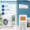 Coucheta 28K BTU Dual Zone WIFI Mini Split AC/Heating System, 20 SEER2, 12000+18000 BTU Ductless Heat Pump, No Copper Tube Line Set, 208-230V - 2 of 4