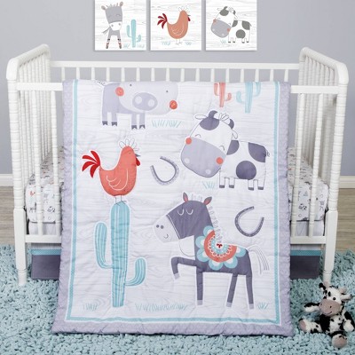 Sammy and Lou Farmstead Friends Crib Bedding Set - 4pc