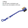 Unique Bargains Double-Sided Dust Cleaning Groove Cleaner with Clip Golf Club Brushes 2 Pcs - 3 of 4