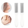 Unique Bargains Feet Care Tool Dual Sided Removes Dead Skin Pedicure Foot File Stainless Steel 4 Pcs - 2 of 4