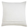 Saro Lifestyle Plaid Poinsettia Pillow - Down Filled, 20" Square, Red - 2 of 3