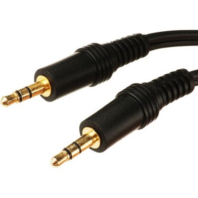 4XEM 10ft 3.5MM Stereo Mini Jack M/M Audio Cable - 10 ft Mini-phone Audio Cable for Audio Device, Speaker, iPod, iPhone, MP3 Player