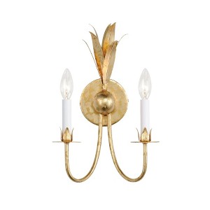 Maxim Lighting Paloma 2 - Light Wall Light in  Gold Leaf - 1 of 4