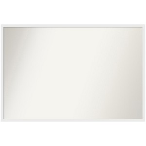 Amanti Art Incline Non-Beveled Wood Framed Bathroom Vanity Wall Mirror - 1 of 4