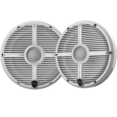 Wet Sounds RECON 6 XW-W Recon Series 6.5" 60-Watt RMS Coaxial Speakers With White XW Grilles (Pair)