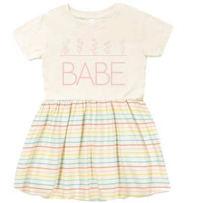 The Juniper Shop Babe Flowers Infant Dress