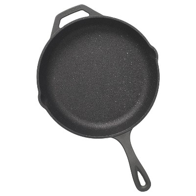 Spice By Tia Mowry Savory Saffron 12 Inch Cast Iron Skillet With Pouring  Spouts : Target