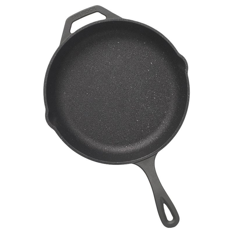 The Rock By Starfrit 10&#34; Cast Iron Skillet Black, 1 of 8
