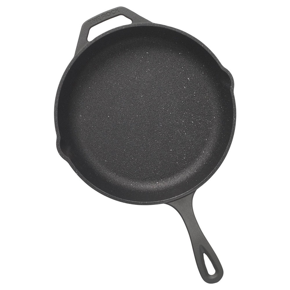 The Rock By Starfrit 10 Cast Iron Skillet Black