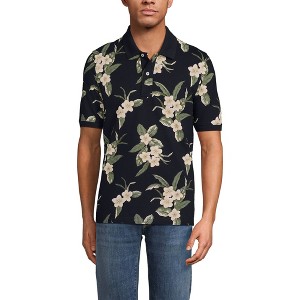 Lands' End Men's Short Sleeve Comfort-First Mesh Polo Shirt - 1 of 3