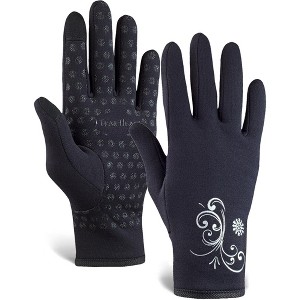 TrailHeads Women’s Touchscreen Running Gloves - Accessories for Winter - Hiking, Biking, Sports - 1 of 4