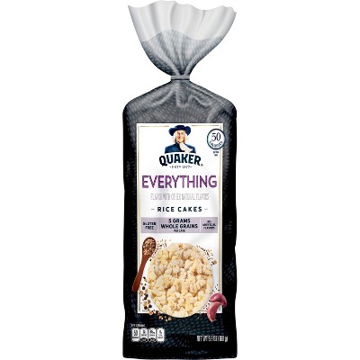 Quaker Large Rice Cake Everything - 5.9oz