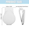 Unique Bargains Universal Magnet Adsorption Card Clip Car Sunglasses Holder 3.35"x2.56" - 3 of 4