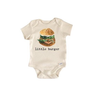 Burger Hamburger Bbq - Baby Boy Girl Clothes Infant Onesie® Funny Cute Newborn GS1