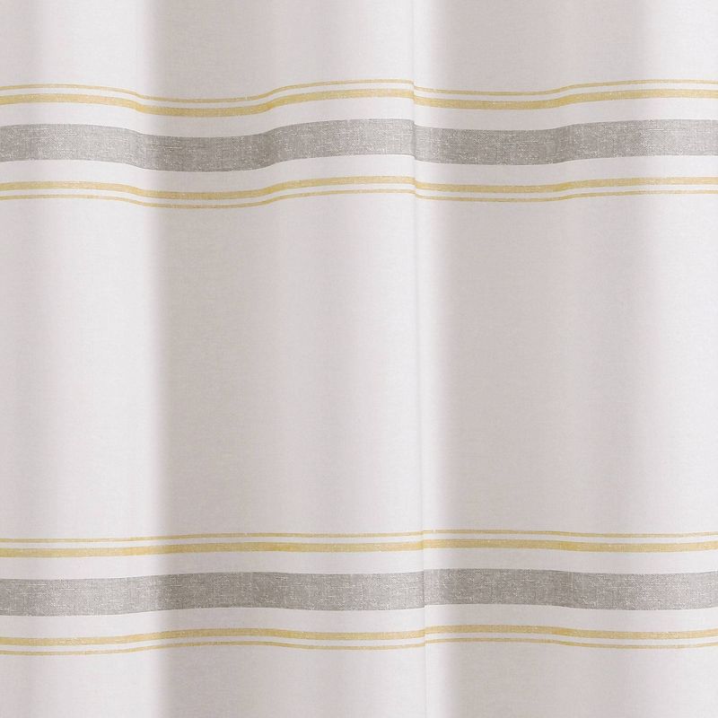 Farmhouse Striped Shower Curtain - Lush D&#233;cor, 4 of 10