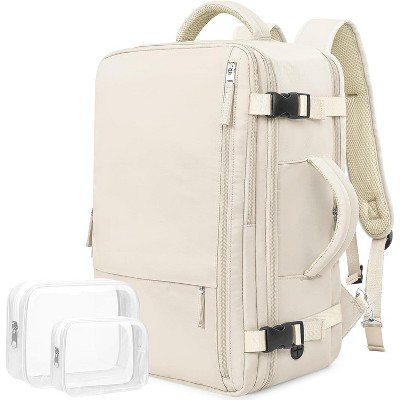 Paaaawaters Travel Laptop Backpack Carry On Backpack for Men Women Flight Approved College School Computer Bag