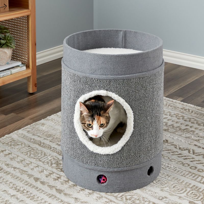 Two by Two San Francisco - Gray Scratching  Cat Furniture - 20.5 in. Tall, 2 of 15