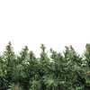 Northlight 22" Unlit Green Pine Artificial Cross Shape with Ground Stake Christmas Wreath - 3 of 3