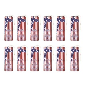 Our Nation's Prayer Patriotic Red 6 x 2 Cardstock Bookmark Multipack with Tassel of 12 - 1 of 2