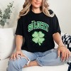 Simply Sage Market Women's So Lucky Cheetah Shamrock Short Sleeve Garment Dyed Tee - 2 of 4