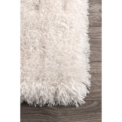 Ivory Bliss Tufted Handmade Shag Rug 4' x 6'