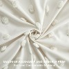 LunaLulinlk Cream Shower Curtains, Heavy-Duty Mold/Mildew-Resistant - 3 of 4