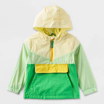  Toddler Boys' Lined Colorblock Anorak Jacket - Cat & Jack™ Green