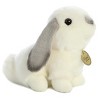 Aurora Small Lop Eared Rabbit Miyoni Realistic Stuffed Animal Grey Ears 8" - image 2 of 4